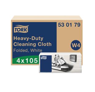 Tork Cleaning Cloth H/Duty X105 Pk4