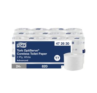 Optiserve Coreless Toilet Paper Pk24