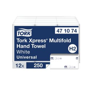Xpress Univ Hand Towel H2 1-Ply Pk12