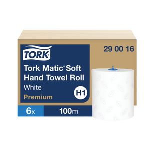 Tork Matic Hand Twl Roll H1 100M Pk6