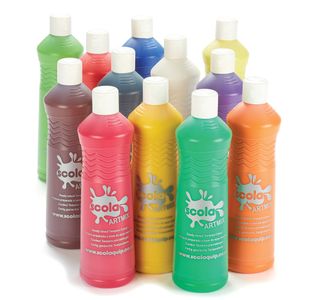 Scola Rdy Mixed Paint 600Ml Ast Pk12