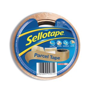 Sellotape Parcel Tape Brown Pk8