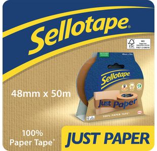 Sellotape Pkgg Paper Tape 48Mmx50M