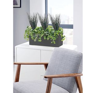 Ivy/Savannah Grass White Trough