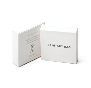 White Boxed Eco Sanitary Bag Pk250
