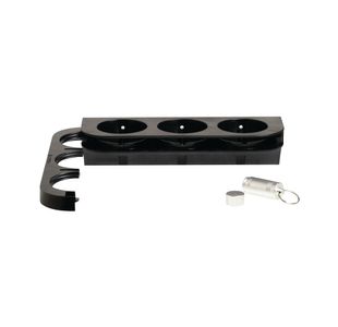 M System Black Triple Bracket Pk2