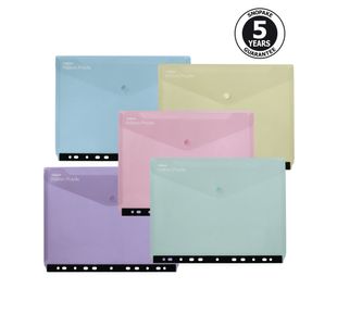 Snopake Reborn Plyfle Rb Wlt Ast Pk5