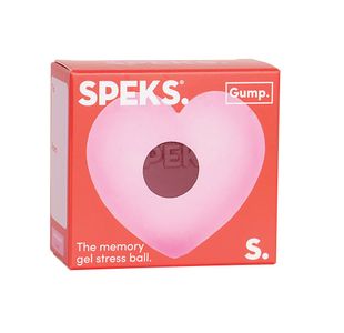 Speks Gump Heart Stress Ball Pink
