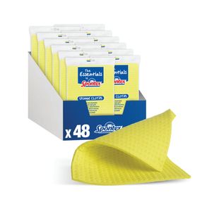 Spontex Sponge Cloths X4 Pk12