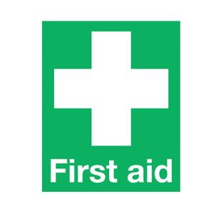 Signslab First Aid Sign Pvc 100X250