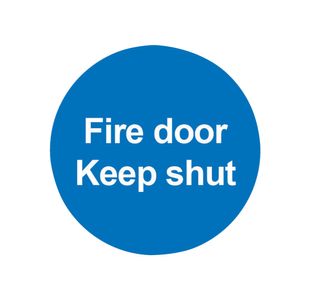 Signslab Fire Door Keep Shut Pvc