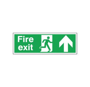Fire Exit Up 150X450Mm Self-Adhesive