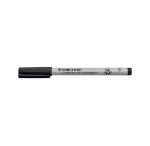 Lumocolor Pen Fine Non-Perm Blk Pk10
