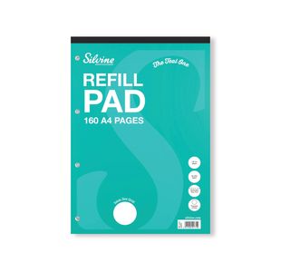 Silvine Refill Pad 160 Page A4 Pk6