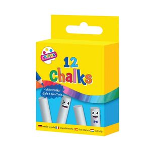 Tallon Blackboard Chalks White Pk12