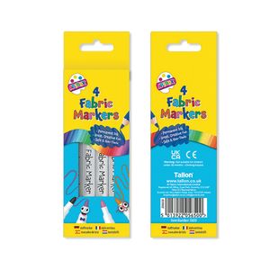 Fabric Marker Pens Assorted Pk12