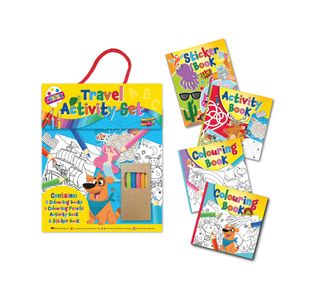Childrens Travel Activity Set Pk6