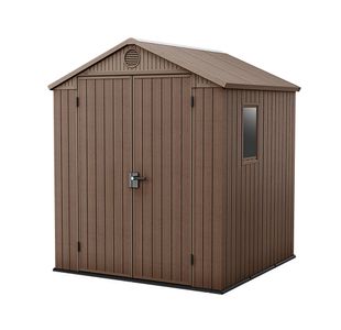 Keter Darwin Shed 6X6Ft Wood Brown