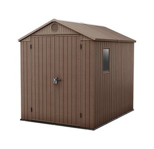 Keter Darwin Shed 6X8Ft Wood Brown