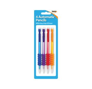 Tiger Auto Pencil+Eraser Tip X4 Pk12