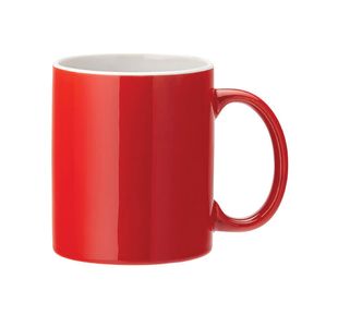 White Straight-Sided Mug 12Oz Rd P12
