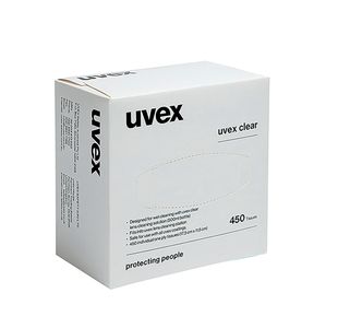 Uvex Cleaning Tissues 450Sh Box Wht
