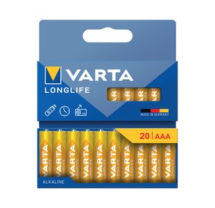 Varta Longlife Aaa Battery Pk20