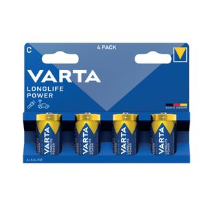 Varta Longlife Power C Battery Pk4