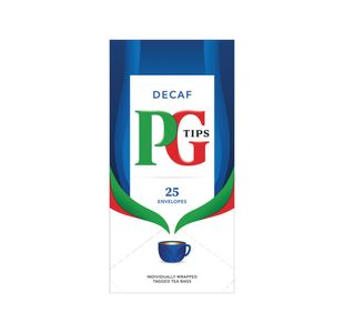 Pg Tips Decaf Envelope Teabags P25