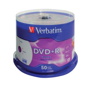 Verbatim Dvd+R 16X 4.7Gb Spindle 50