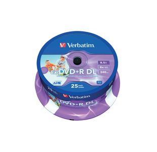 Verbatim Dvd+R Dl Spindle Pk25