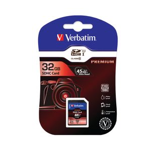 Verbatim Sdhc Mem Card Class 10 32Gb