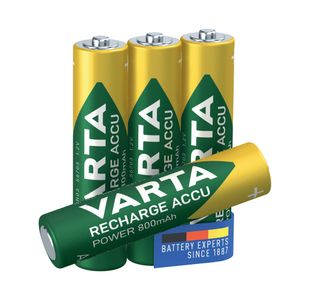 Varta Nimh Rchb Aaa Batteries Pk4