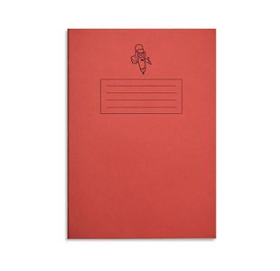 Hdw Exr Bk Wide Line 40P A4 Red Pk50