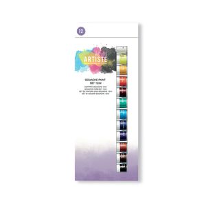 Artiste Gouache Paint Set 12Ml Pk12