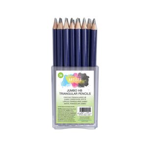 Artiste Jumbo Tri Hb Pencil Tub Pk36