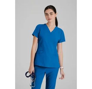 One Pulse Scrub Top Ro Blue 2Xl