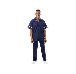 Philip Male Tunic Navy/White 38