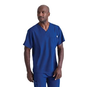 Sk0112 Unisex V Scrub Top Navy S