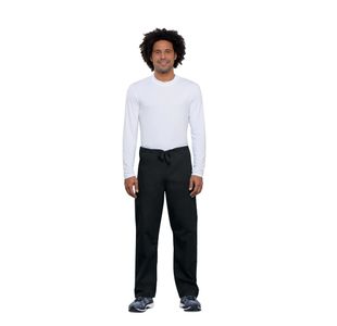 Drawstring Scrub Trs Black 4Xl