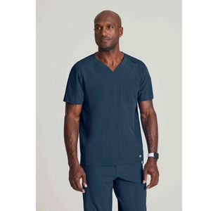 One Velocity Scrub Top Steel 3Xl