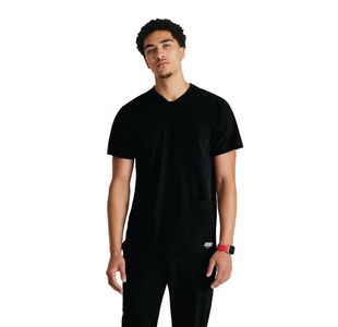 Skt193 Thesis Scrub Top Black 4Xl