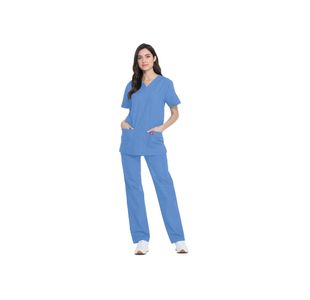 Unisex Scrub Set Top/Trs Ceil L