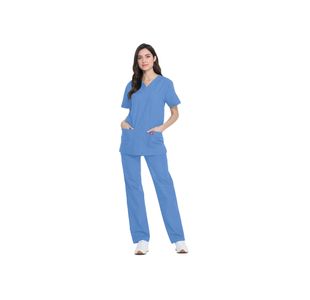 Unisex Scrub Set Top/Trs Ceil Xl