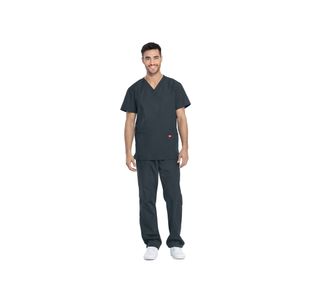 Unisex Scrub Set Top/Trs Pewter M