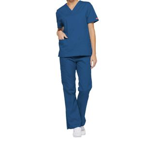 Signature Scrub Top Royal Blue Xs