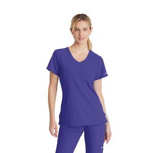 Reliance Womens Scrub Top Grape Xl