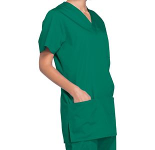Prof V-Neck Scrub Top Hunt Green Xl