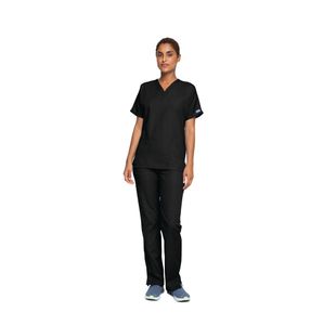 4700 Unisex Scrub Top Black 2Xl