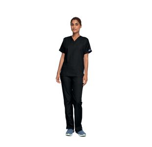 4700 Unisex Scrub Top Black L